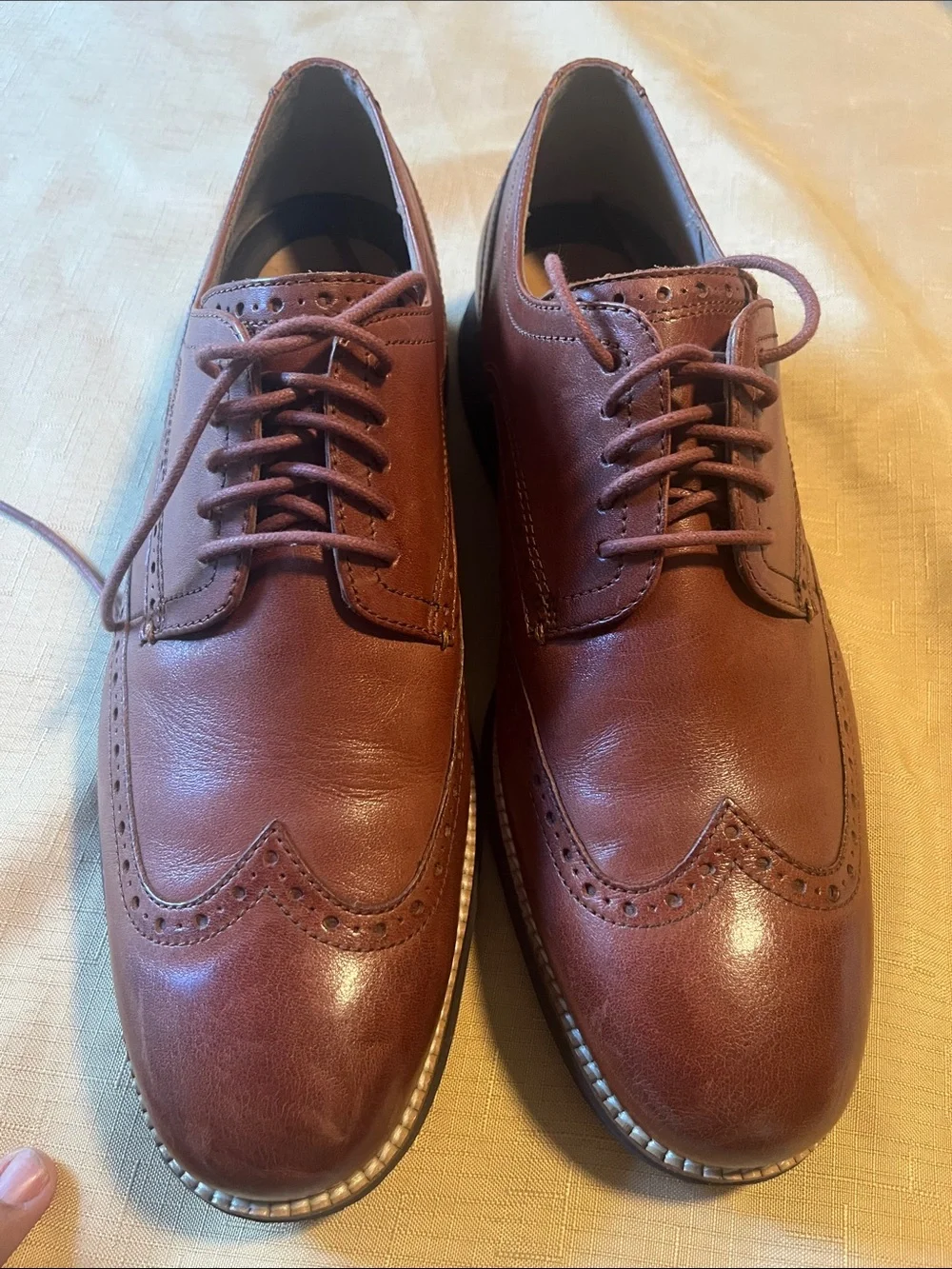 Cole Haan Brown Wingtip Oxford Dress Shoes